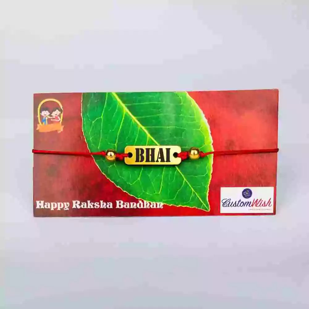 Buy Personalized Bhai Rakhi Online India